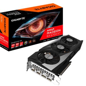 Radeon RX 6700 XT Gaming OC 12G Graphics Card, WINDFORCE 3X Cooling System, 12GB 192-bit GDDR6, GV-R67XTGAMING OC-12GD Video Card (Renewed)