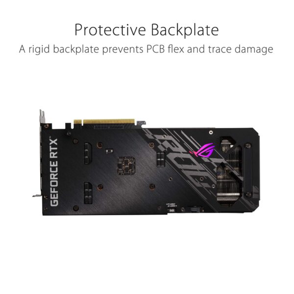 ASUS ROG Strix NVIDIA GeForce RTX 3060 V2 OC Edition Gaming Graphics Card (PCIe 4.0, 12GB GDDR6, HDMI 2.1, DisplayPort 1.4a, Axial-tech Fan Design, 2.7-Slot, Super Alloy Power II) (Renewed) - Image 5