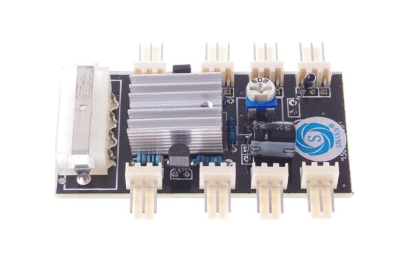 SMAKN PC FAN HUB temperature-controlled supports 8 Ports 12V 3pin Fan Cable - Image 8