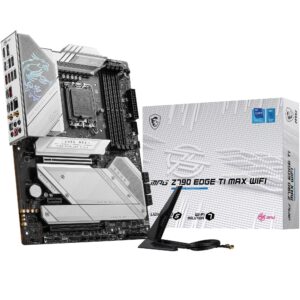MSI MPG Z790 Edge TI MAX WiFi Gaming Motherboard (Supports 12th/13th Gen Intel Processors, LGA 1700, DDR5, PCIe 5.0, M.2, 2.5Gbps LAN, USB 3.2 Gen2, Wi-Fi 7, ATX) (Renewed)