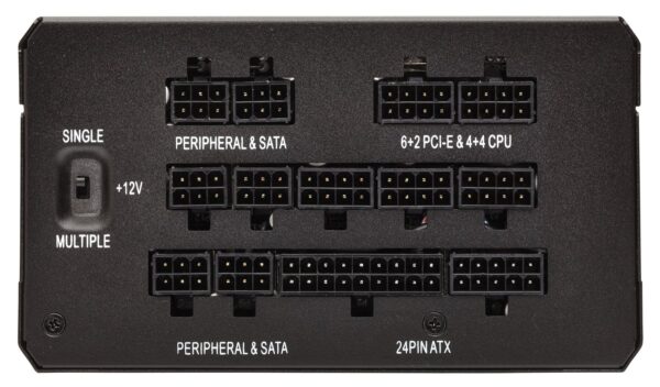 CORSAIR HX Series, HX850, 850 Watt, 80+ Platinum Certified, Fully Modular Power Supply (Renewed) - Image 3