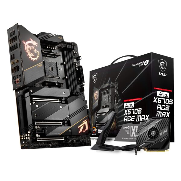 MSI MEG X570S ACE MAX Gaming Motherboard (ATX, AMD, Socket AM4. DDR4, PCIe 4, CFX, M.2 Slots, Wi-Fi 6E) (Renewed)