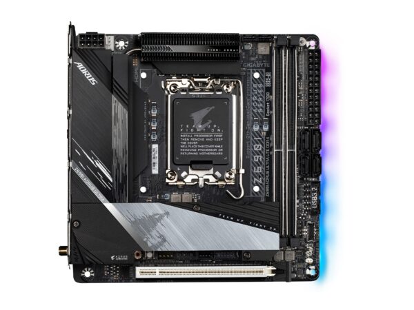 GIGABYTE Z690I AORUS Ultra LITE DDR4 (LGA 1700/ Intel Z690/ Mini-ITX/ DDR4/ Dual M.2/ PCIe 3.0/ USB 3.2 Gen2X2 Type-C/Intel WiFi 6 AX201/ Intel 2.5 GbE LAN/Gaming Motherboard) (Renewed) - Image 3