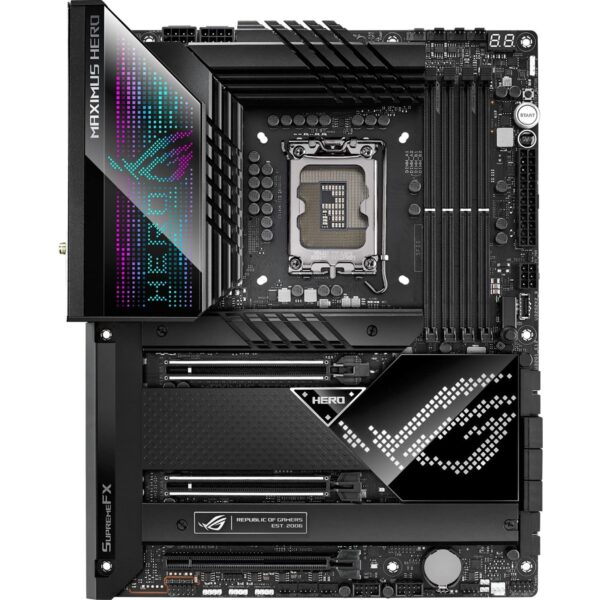 ASUS ROG Maximus Z690 Hero WiFi 6E LGA 1700(Intel 12th Gen) ATX Gaming Motherboard(PCIe 5.0,DDR5,20+1power,2xThunderbolt 4,5xM.2,Front USB 3.2 Gen 2x2 Type-C,PCIe 5.0 Hyper M.2 Card) (Renewed)