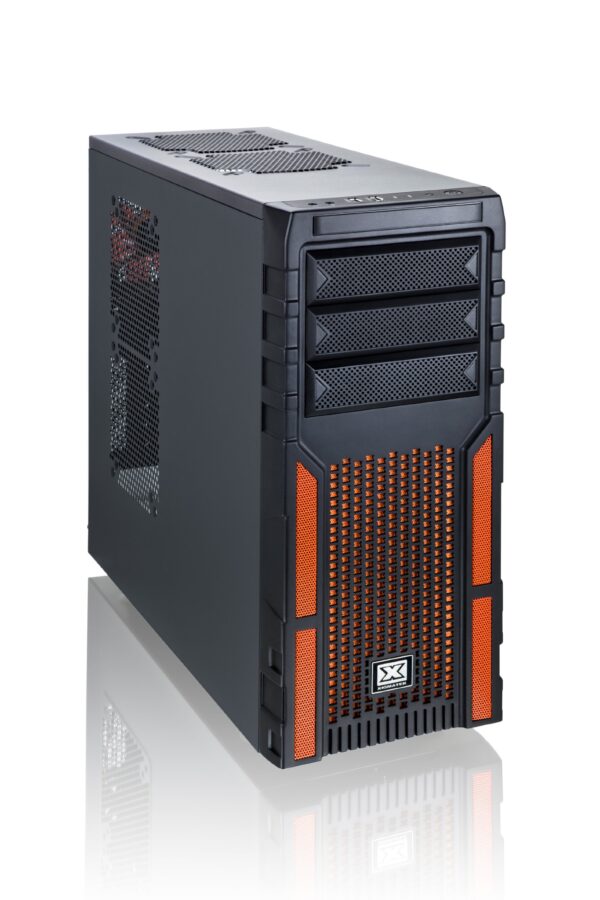 Xigmatek Mid-ATX Tower Case Asgard 381 (Orange)