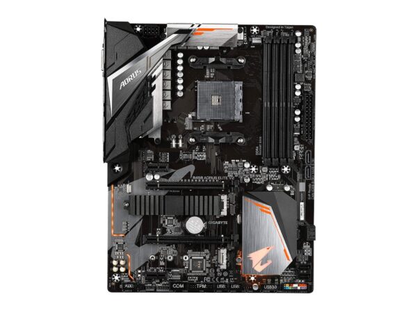 Gigabyte B450 AORUS Elite V2 (AMD Ryzen AM4/ATX/M.2 Thermal Guard/Hmdi/DVI/USB 3.1/DDR4/Motherboard) (Renewed) - Image 5