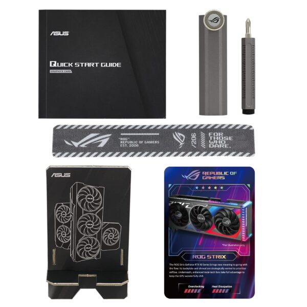 ASUS ROG Strix GeForce RTX™ 4060 OC Edition Gaming Graphics Card (PCIe 4.0, 8GB GDDR6, DLSS 3, HDMI 2.1a, DisplayPort 1.4a, Axial-tech Fan Design, Aura Sync, 0dB Technology) (Renewed) - Image 8