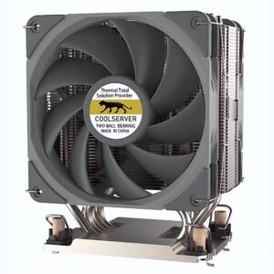 Active Heatsink CPU Cooler for Xeon W9 3495X 3475X 3465X 3435X W7 2495X 2465X 2475X 2455X LGA 4677 TDP 300W Tower Server with Pre-Applied Thermal Paste 5 Heat Pipes Large Stacked AL Fins Ball Bearing