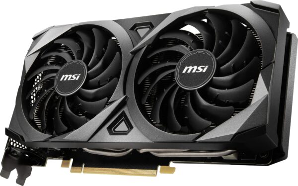 MSI Gaming GeForce RTX 3060 Ti LHR 8GB GDRR6X, 256-Bit, HDMI/DP, Nvlink, Torx Fan 3, Ampere Architecture OC Graphics Card (RTX 3060 TI Ventus 2X 8GD6X OC) (Renewed) - Image 3