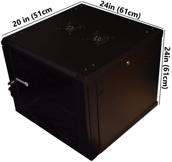 Era Farms 8-14 GPU Enclosed Mining Case 3 PSU Capacity, Steel, Black, Tower - Image 6