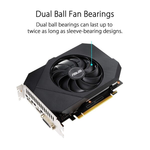 ASUS Phoenix GeForce GTX 1650 OC Edition 4GB PH-GTX1650-O4GD6-P Graphics Card - Image 3