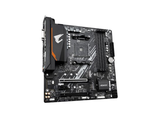 Gigabyte GIGABYTE B550M AORUS Elite (AM4/ AMD/ B550/ Micro-ATX/ DDR4/ Dual M.2/ PCIe 4.0/ Realtek GbE LAN/Gaming Motherboard) (Renewed) - Image 4