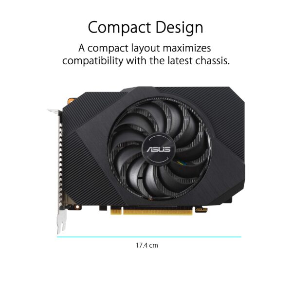 ASUS Phoenix GeForce GTX 1650 OC Edition 4GB PH-GTX1650-O4GD6-P Graphics Card - Image 6