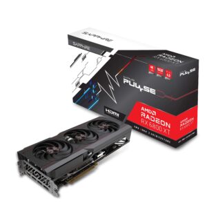 Sapphire 11304-03-20G Pulse AMD Radeon RX 6800 XT PCIe 4.0 Gaming Graphics Card with 16GB GDDR6 (Renewed)