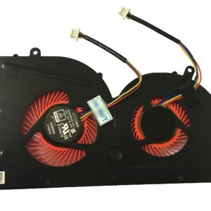 HK-part Fan Replacement for MSI GS63VR Series GS63VR 6RF GS63VR 7RF GS63VR Stealth Pro MS-16K2 MS-17B1 BS5005HS-U2L1 Gpu Cooling Fan 4-Pin DC 5V