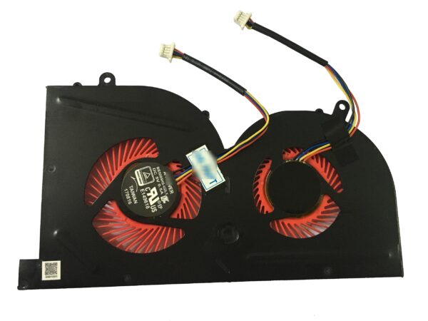 HK-part Fan Replacement for MSI GS63VR Series GS63VR 6RF GS63VR 7RF GS63VR Stealth Pro MS-16K2 MS-17B1 BS5005HS-U2L1 Gpu Cooling Fan 4-Pin DC 5V