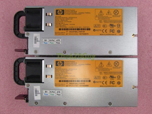 Lot of 2 HP 750W Power Supply PSU 511778-001 506822-201 506821-001 HTSNS-PL18 (Renewed) - Image 3