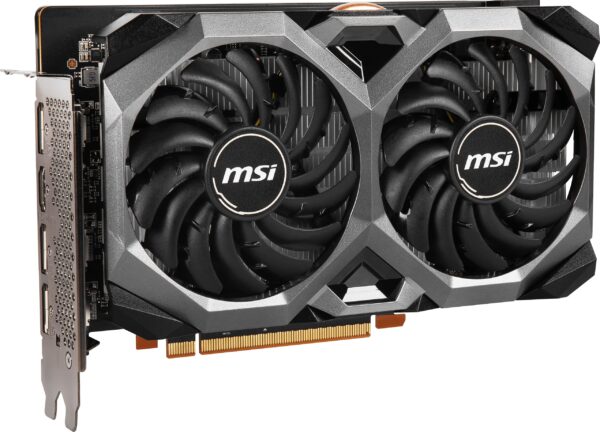 MSI Gaming AMD Radeon RX 6600 XT 8GB GDDR6 128-bit HDMI/DP 2602 MHz Boost Clock FreeSync DirectX 12 VR Ready OC Graphics Card (RX 6600 XT MECH 2X 8G OCV1) (Renewed) - Image 2