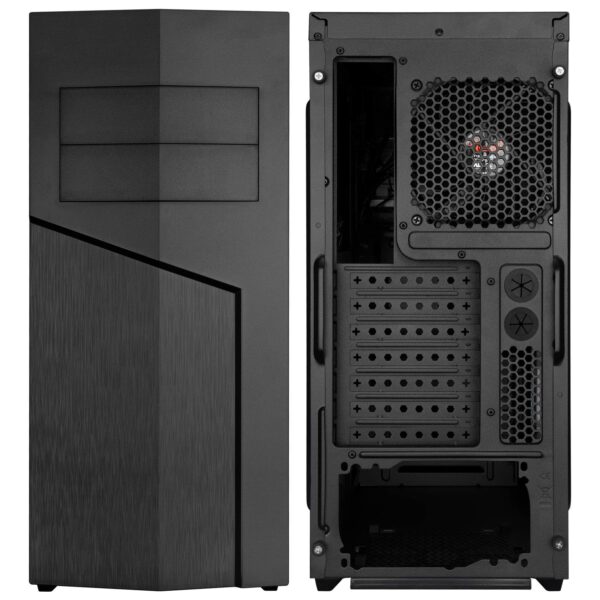 Rosewill TYRFING ATX Mid Tower Gaming PC Computer Case with 2 Pre-Installed 120mm Fans, 400mm Graphics Card and 360mm AIO Liquid Cooler Support, Bottom Mount PSU and HDD/SSD - Image 3