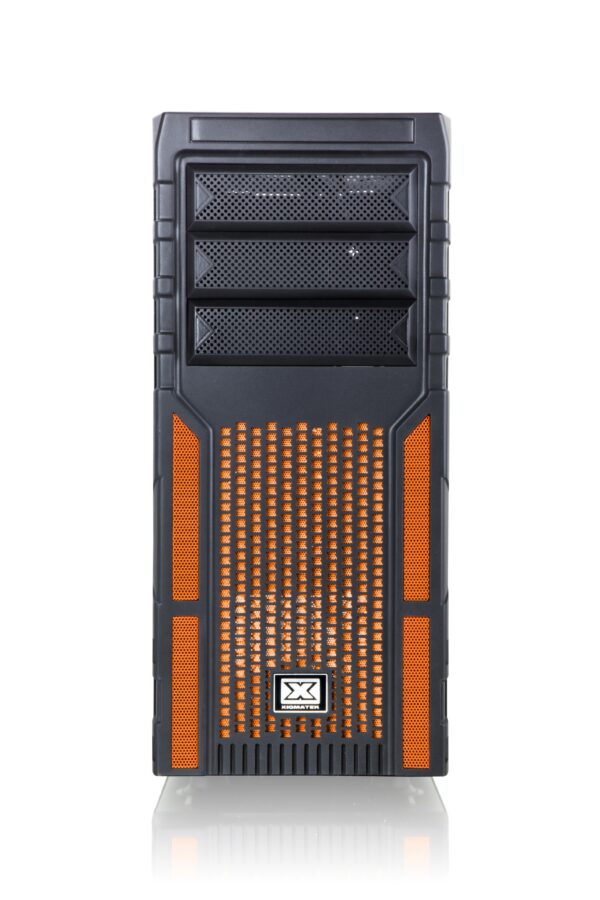 Xigmatek Mid-ATX Tower Case Asgard 381 (Orange) - Image 4