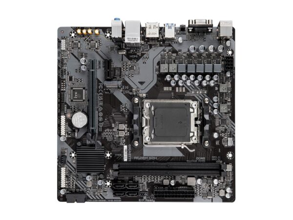 GIGABYTE A620M S2H (AM5/ LGA 1718/ AMD/ A620/ Micro ATX/ 5-Year Warranty/ DDR5/ Single M.2/ PCIe 4.0/ USB 3.2 Gen1/ Realtek 1GbE LAN/Q-Flash Plus/PCIe EZ-Latch/Motherboard) (Renewed) - Image 3