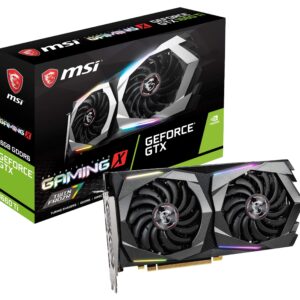 MSI Gaming GeForce GTX 1660 Ti 192-bit HDMI/DP 6GB GDRR6 HDCP Support DirectX 12 Dual Fan VR Ready OC Graphics Card (GTX 1660 TI Gaming X 6G) (Renewed)