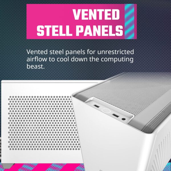Cooler Master NR200 White SFF Small Form Factor Mini-ITX Case & Gigabyte A520I AC - Image 3
