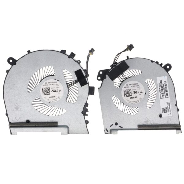 CPU&GPU Cooling Fan for HP Omen 15-DH 15-DH1070WM 15-DH0111TX 2019 Model L64445-001 L57329-001 ND8CC01-16L04 ND8CC01-16L05