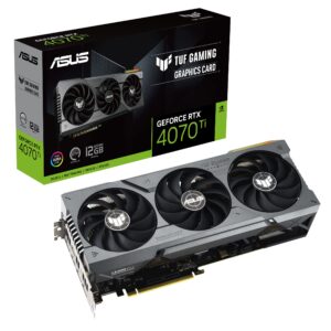ASUS TUF Gaming NVIDIA GeForce RTX™ 4070 Ti Gaming Graphics Card (PCIe 4.0, 12GB GDDR6X, HDMI 2.1a, DisplayPort 1.4a) (Renewed)