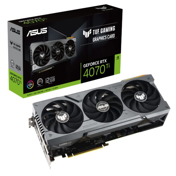 ASUS TUF Gaming NVIDIA GeForce RTX™ 4070 Ti Gaming Graphics Card (PCIe 4.0, 12GB GDDR6X, HDMI 2.1a, DisplayPort 1.4a) (Renewed)