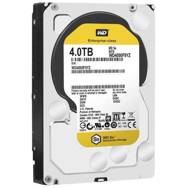 WD SE 4TB Datacenter Hard Disk Drive - 7200 RPM SATA 6 Gb/s 64MB Cache 3.5 Inch - WD4000F9YZ (Renewed) - Image 2