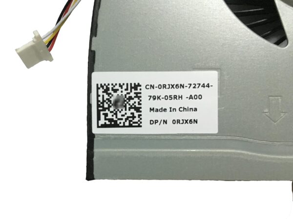 HK-Part Replacement Fan for Dell Inspiron 7557 7559 15-7000 15-7557 15-7559 Series Laptop Cooling Fan DP/N 0RJX6N CN-0RJX6N - Image 3