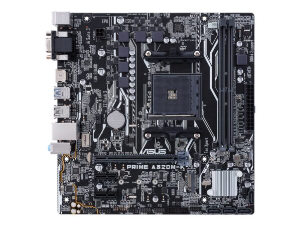 ASUS PRIME A320M-K AMD Ryzen AM4 DDR4 HDMI VGA M.2 USB 3.1 Micro-ATX Motherboard (Renewed)