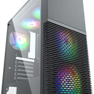 AVP X7 Mesh RGB Mid Tower Case with 3 RGB Fans