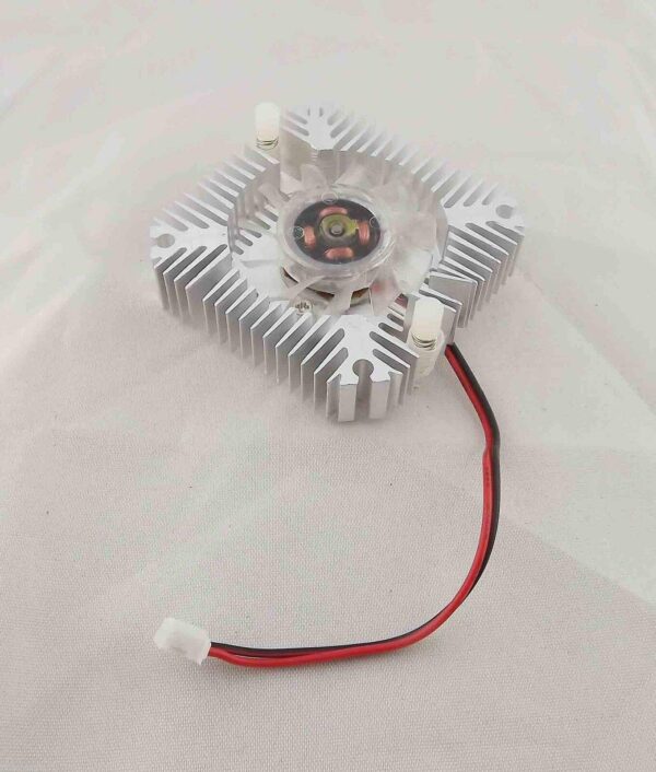 Connector and Terminal Silver Cooling Fan Heatsink Cooler PC Computer CPU 55mm VGA Video Card 12V 2 Pin - Image 2