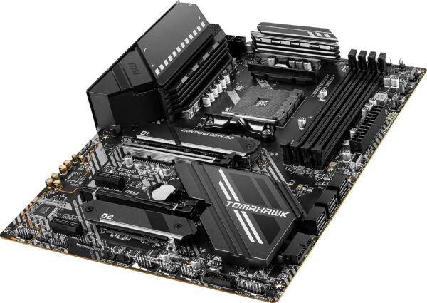 MSI MAG X570 Tomahawk WiFi Motherboard (AMD AM4, DDR4, PCIe 4.0, SATA 6Gb/s, M.2, USB 3.2 Gen 2, AC Wi-Fi 6, HDMI, ATX) (Renewed) - Image 3