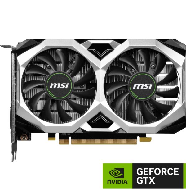 MSI Gaming GeForce GTX 1650 128-Bit HDMI/DP/DVI 4GB GDRR6 HDCP Support DirectX 12 VR Ready OC Graphics Card (GTX 1650 D6 Ventus XS OCV3), Black (Renewed) - Image 2