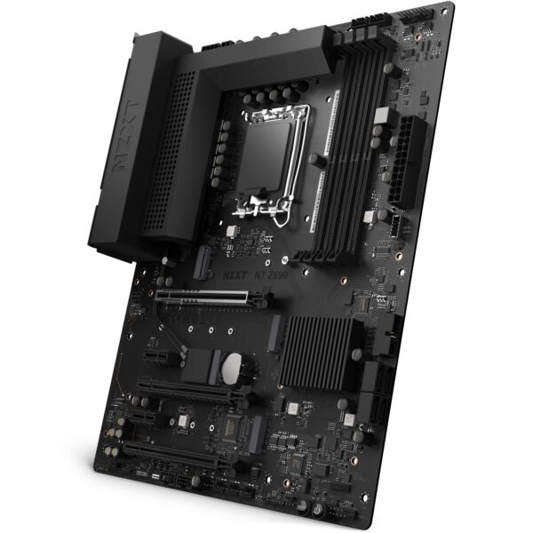 NZXT N7 Z690 Motherboard - N7-Z69XT-B1 - Intel Z690 chipset (Supports 12th Gen CPUs) - ATX Gaming Motherboard - Integrated I/O Shield - WiFi 6E connectivity - Bluetooth V5.2 - Black (Renewed) - Image 6