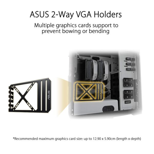ASUS AMD AM4 Pro WS X570-Ace ATX Workstation Motherboard with 3 PCIe 4.0 X16, Dual Realtek and Intel Gigabit LAN, DDR4 ECC Memory Support, Dual M.2, U.2, and Control Center (Renewed) - Image 6