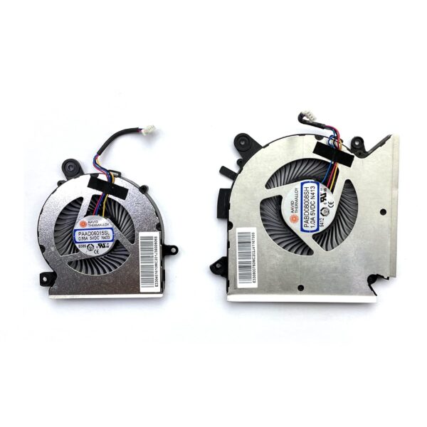 BestParts New Genuine CPU+GPU Cooling Fan Replacement for MSI GF65 GF65 Thin PABD08008SH N413, PAAD06015SL N433 Dual Fans