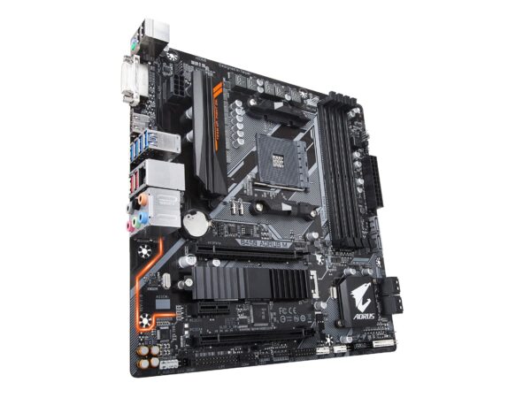 GIGABYTE B450 AORUS M (AMD Ryzen AM4/M.2 Thermal Guard/HDMI/DVI/USB 3.1 Gen 2/DDR4/Micro ATX/Motherboard) (Renewed) - Image 4