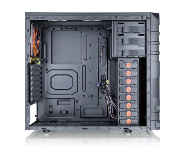 Xigmatek Mid-ATX Tower Case Asgard 381 (Orange) - Image 6