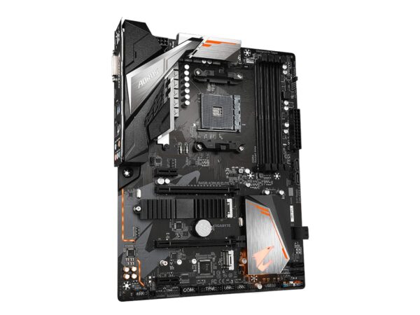 Gigabyte B450 AORUS Elite V2 (AMD Ryzen AM4/ATX/M.2 Thermal Guard/Hmdi/DVI/USB 3.1/DDR4/Motherboard) (Renewed) - Image 4