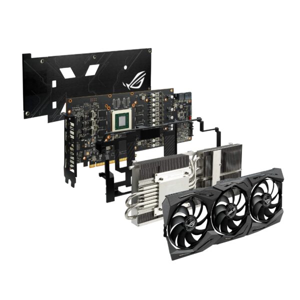 ASUS ROG Strix AMD Radeon RX 5600 XT OC Edition Gaming Graphics Card (PCIe 4.0, 6GB, GDDR6 Memory, HDMI, DisplayPort, Axial-tech Fan Design, Metal Backplate (ROG-STRIX-RX5600XT-O6G-GAMING) (Renewed) - Image 7