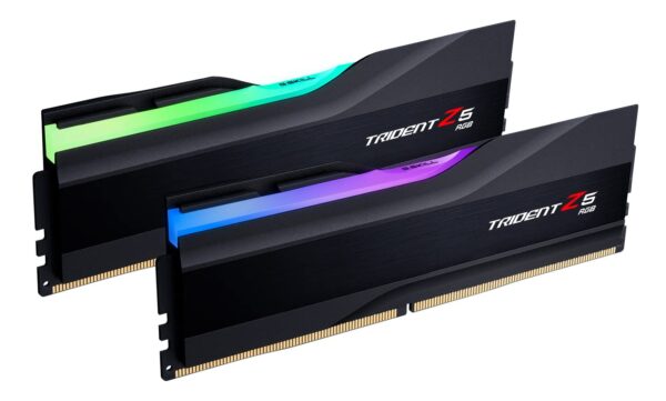 G.SKILL Trident Z5 RGB Series (Intel XMP 3.0) DDR5 RAM 32GB (2x16GB) 8000MT/s CL38-48-48-128 1.45V Desktop Computer Memory UDIMM - Matte Black (F5-8000J3848H16GX2-TZ5RK)