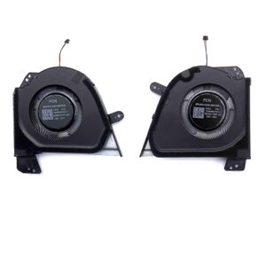 BestParts New Genuine CPU+GPU Cooling Fan Replacement for ASUS ROG Zephyrus M16 2022 (GU603ZE GU603ZM GU603ZW GU603ZX), P/N: 13NR08R0T02011, 13NR08R0T03011 (84-Blades Arc Flow Fans)
