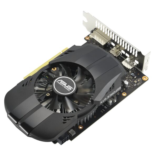 ASUS Phoenix NVIDIA GeForce GTX 1650 OC Edition Gaming Graphics Card (PCIe 3.0, 4GB GDDR6 Memory, HDMI 2.0, DisplayPort 1.4a, DVI-D, Dual Ball Fan Bearings, Auto-Extreme) (Renewed) - Image 3