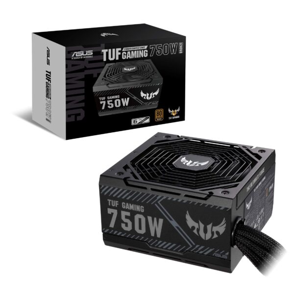 ASUS TUF GAMING 750W Bronze PSU, Power Supply(Axial-tech fan design, Dual Ball Fan Bearings, 0dB Technology, 80 PLUS Bronze Certification, 80cm 8-pin CPU Connector, 6-year Warranty) (Renewed)