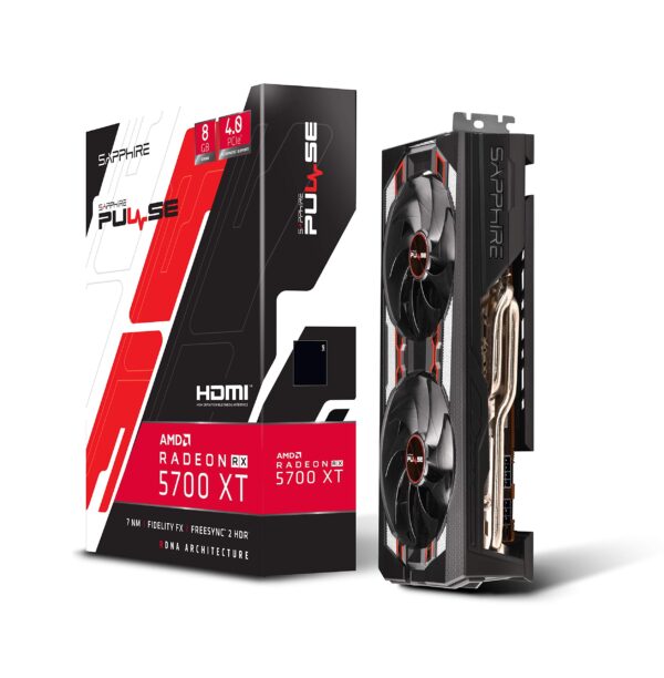 Sapphire Technology 11293-01-20G Radeon Pulse RX 5700 Xt 8GB GDDR6 HDMI/ TRIPLE DP OC w/ Backplate (UEFI) PCIe 4.0 Graphics Card (Renewed) - Image 8