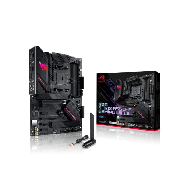 Asus ROG Strix B550-F Gaming WiFi II AMD AM4 (3rd Gen Ryzen) ATX Gaming Motherboard (PCIe 4.0,WiFi 6E, 2.5Gb LAN, BIOS Flashback, HDMI 2.1, Addressable Gen 2 RGB Header and Aura Sync) (Renewed)